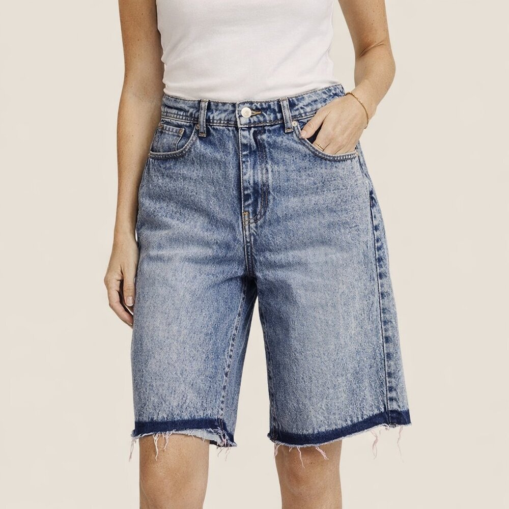Witty Fox 90s Baggy Dad Jorts Sz 11 - Picture 2 of 9
